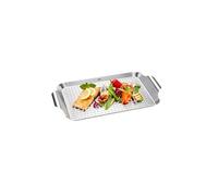 GEFU GE89258 Plat Cuisson Légumes Barbecue Acier Inoxydable Inox 43 x 25 x 3 cm 43 x 25 cm