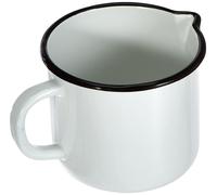 Plat à lait, en acier, 12 cm, blanc