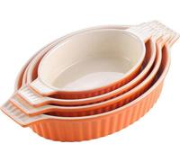 Plat à lasagnes en porcelaine durable, 30 cm, résistant à la chaleur, revêtement antiadhésif