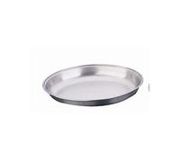Plat à légumes ovale en inox 180 x 252 x 42 mm