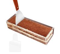 Plat À Mousse Avec Couvercle En Acrylique Transparent Et Spatule De Service | Plat De Service À Mousse En Acrylique Transparent Avec Couvercle Étanche Et Spatule, Conçu Pour Conserver La Fraîcheur
