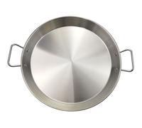 Plat à Paella BAUMALU, 40 cm, Acier Inoxydable, Compatible Induction