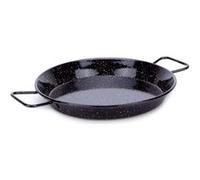 Garcima 5020630 - Paellera valenciana esmaltada, 8 personas, 38 cm, Noir