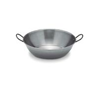 Plat à paella en acier poli 50cm pour 13 personnes 0450