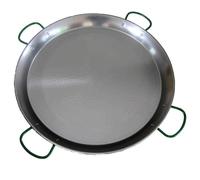 VAELLO - Plat à Paella en Métal - Plat de Cuisson Résistant - Accessoire de Cuisine Extérieure Facile à Nettoyer - Poêle à Paella à 4 Poignées - Ø 90 cm