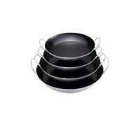 Plat à paëlla tôle bleue 42cm De Buyer 5023.42 noir G