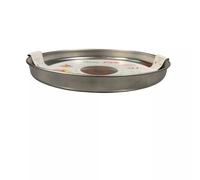 Plat à Pizza inox Anti-Adhérent D32 bords hauts