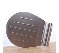 Plat à Pizza Rond Transfert en acier inoxydable gâteau plateau mobile Assiette à pain Pizza Pelle Baking Pan pâtisserie Scraper cuisson outil