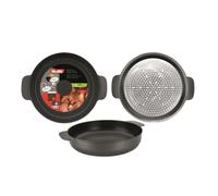 IBILI – Plat à portions Indubasic – 18 cm – Aluminium antiadhésif – Compatible avec l’induction