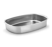 Plat à rôtir 42 x 28 cm, acier inoxidable, de Buyer