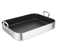 Vogue Plat à rôtir en aluminium antiadhésif 45 x 35 x 8 cm