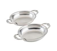 Plat à rôtir DISPOSITIONS 17 x 14 cm, set de 2 pc, argent, acier inoxidable, Hestan