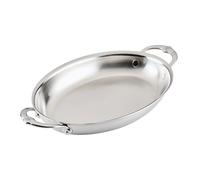 Plat à rôtir DISPOSITIONS 30 x 21 cm, argent, acier inoxidable, Hestan