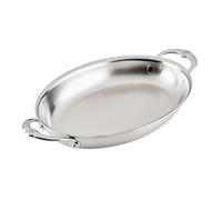 Plat à rôtir DISPOSITIONS 42 x 33 cm, argent, acier inoxidable, Hestan