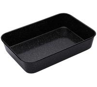 Plat à rôtir émaillé - Compatible induction - 40 x 28 cm - Noir
