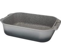 Plat à rôtir en aluminium avec poignées - Léger - Compatible avec les plaques à induction et le four - Bleu - 41 x 26 cm