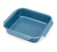 Joseph Joseph Plat à rôtir Nest – Acier au carbone, antiadhésif, poignées faciles – 30×30×6,4cm Bleu