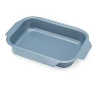 Joseph Joseph Plat à four Nest – Acier carbone, antiadhésif, poignées faciles, 30×23×4,9 cm Bleu