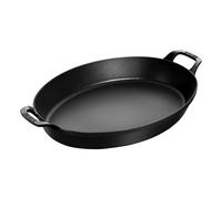 Plat à rôtir ovale en fonte noir 21 cm Staub