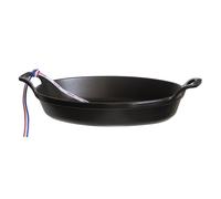 Plat à rôtir ovale en fonte noir 28 cm Staub