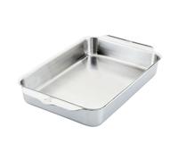 Plat à rôtir OVENBOND 33 x 23 cm, argent, acier inoxidable, Hestan