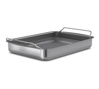 Plat à rôtir PROFESSIONAL 35 x 25 cm, avec support, gris, aluminium, Eva Solo