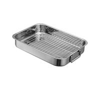 Plat à rôtir Ustensiles de cuisine en acier inoxydable | Plat à Rôtir pour Poulet pour Cuisiniers à Domicile Repas de Fêtes Préparation Repas Poulet Dîners et Réunions