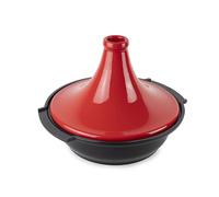 Peugeot Plat à tajine Atlas 30 cm Tous feux Anti-adhésif sans PFAS Garanti 10 ans Rouge