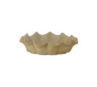 Plat à tarte en grès beige, ronde, émaillé à la main, pour four - Bloomingville, Solange - Ø28x7 cm