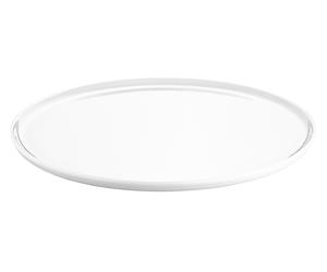 Plat à tarte ou pizza 36 cm plat en porcelaine blanche de Pillivuyt