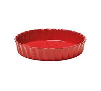 Plat à Tarte Tourtière Emile HENRY Rouge Grand Cru D24 cm