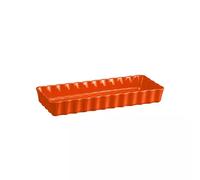Plat à Tarte Tourtière Rectangulaire Longue Emile HENRY Orange Toscane