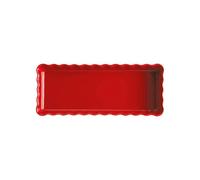 Plat à Tarte Tourtière Rectangulaire Longue Emile HENRY Rouge Grand Cru