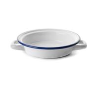 Plat à œuf email blanc 18 cm acier 18.00 cm IBILI 21.00x18.00 cm
