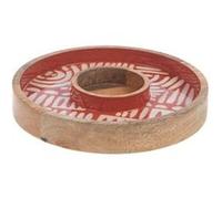 Plat apéritif rond Abel 25 cm - Amadeus - Marron - Bois De Manguier Marron G