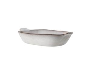 Plat au four en grès beige, rectangulaire - Bloomingville, Sandrine - 43x28x9 cm