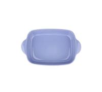 Plat Au Four Plat de cuisson rectangulaire en céramique avec poignées(Purple,Moyen)
