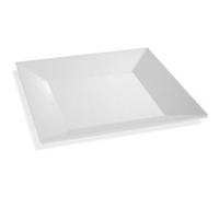 Plat Carré en Mélamine Blanc 30,5 à 40,5 cm Pujadas 1 G