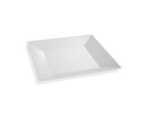 Plat Carré en Mélamine Blanc 30,5 à 40,5 cm Pujadas