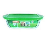 Pyrex - Plat à four en verre Cook&Store 4936460 rectangulaire avec couvercle 23x15 cm