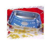 Plat Carré haut inox Anti-Adhérent 32x32cm
