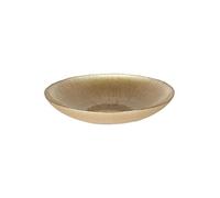 Plat Creux en Verre Doré Ø40cm - CASTEL -