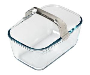 Plat cuisson rectangulaire avec anse - PYREX - 1,5 L - verre - air fryer - haute résistance