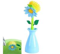 Plat De Cuisine Brosse De Fleur De Fleur Brosse De Nettoyage Amovible Brousse De Poignée De Salle De Bain Bouple De Salle De Bain Bol Bol À Vaisselle Brosse De Nettoyage
