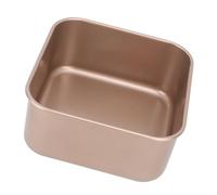 Plat de cuisson carré antiadhésif, ustensiles de cuisson carrés profonds en métal empilables plaque acier au carbone épaissi pour gâteau pain brownies plateau de four (Très grand 32,7 X 24,4 X 31,5