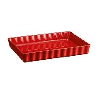 Plat de cuisson four 24 x 34 cm, rouge, céramique, Emile Henry