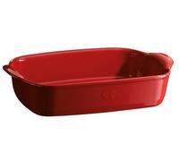 Plat de cuisson four 36 x 23 cm, rouge bordeaux, Emile Henry