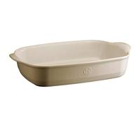 Plat de cuisson four 42 x 27 cm, crème, argile, Emile Henry