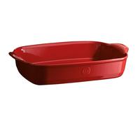 Emile Henry Plat à four Ultime en céramique rectangulaire 42 x 27 cm Rouge Grand Cru