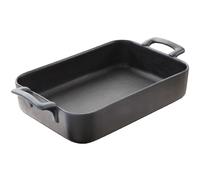 Plat de cuisson four BELLE CUISINE 450 ml, noir mat, fonte, REVOL